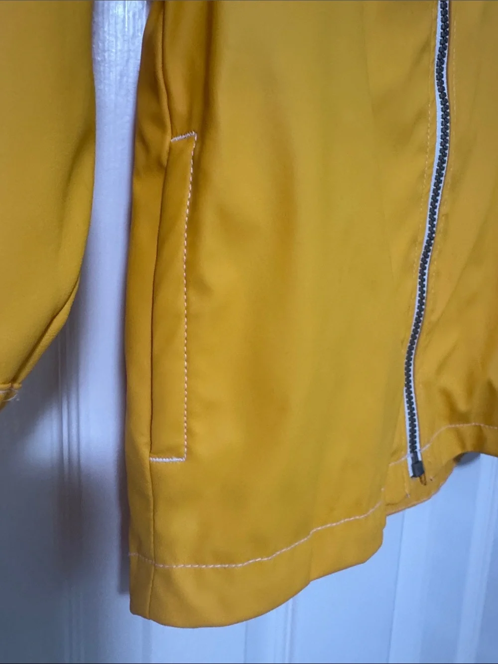 Old Navy Yellow Hooded Kids' Raincoat with Reflective Trim